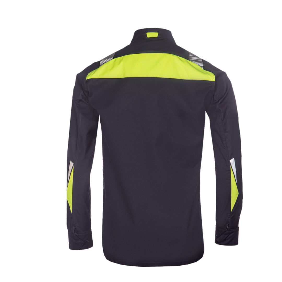 Rufford Navy/Yellow Shirt with ARC protection Navy/Yellow Shirt Elim 6,4 cal/cm²