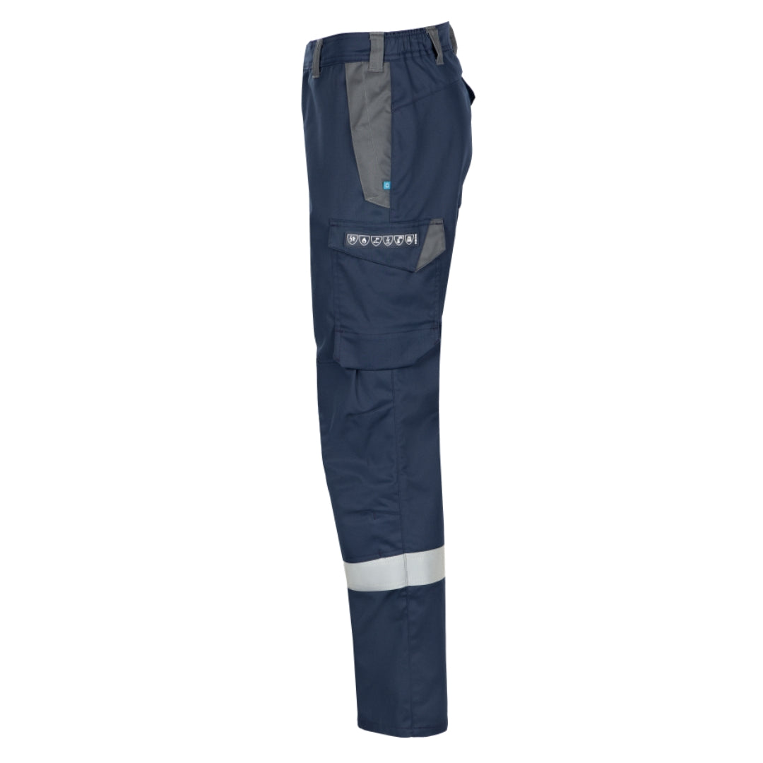 Helin Work navy trousers with ARC protection ELIM 8.2 cal/cm²