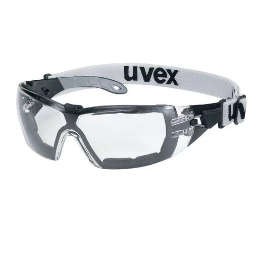 Uvex pheos guard spectacles clear lens