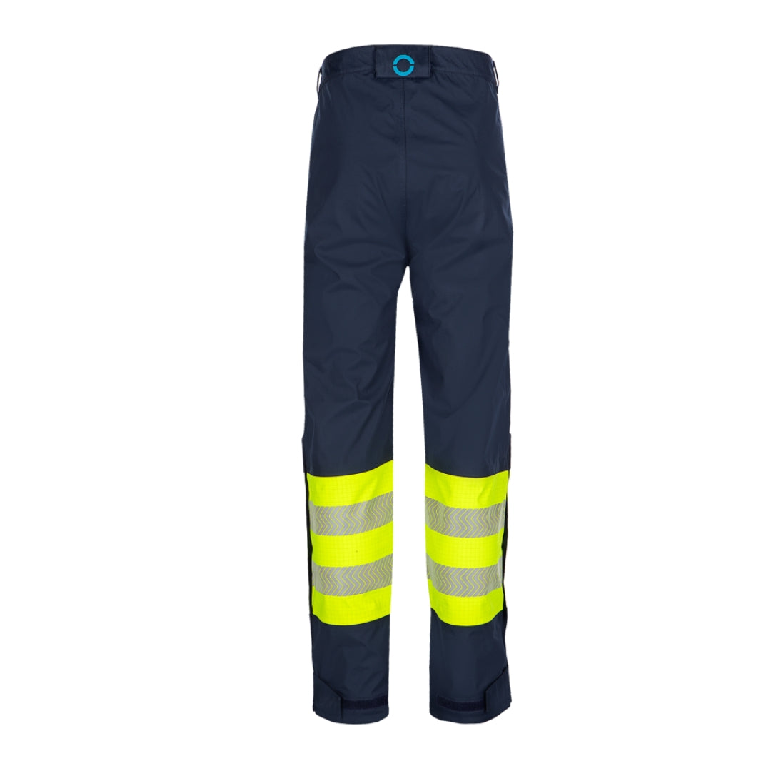 Alvin rain trousers with ARC protection (Navy/Orange or Navy/Yellow) APTV 28 cal/cm²