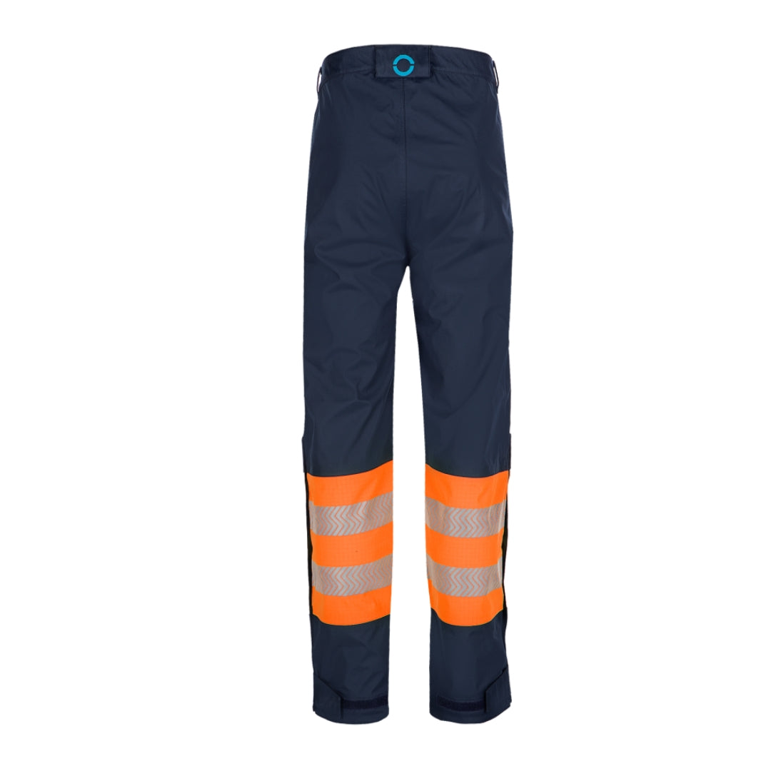 Alvin rain trousers with ARC protection (Navy/Orange or Navy/Yellow) APTV 28 cal/cm²