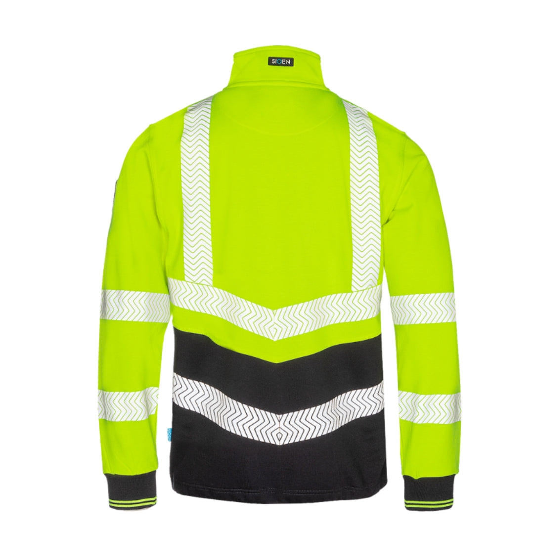 Corran Yellow Hi-vis sweater with ARC protection Elim 12 cal/cm²
