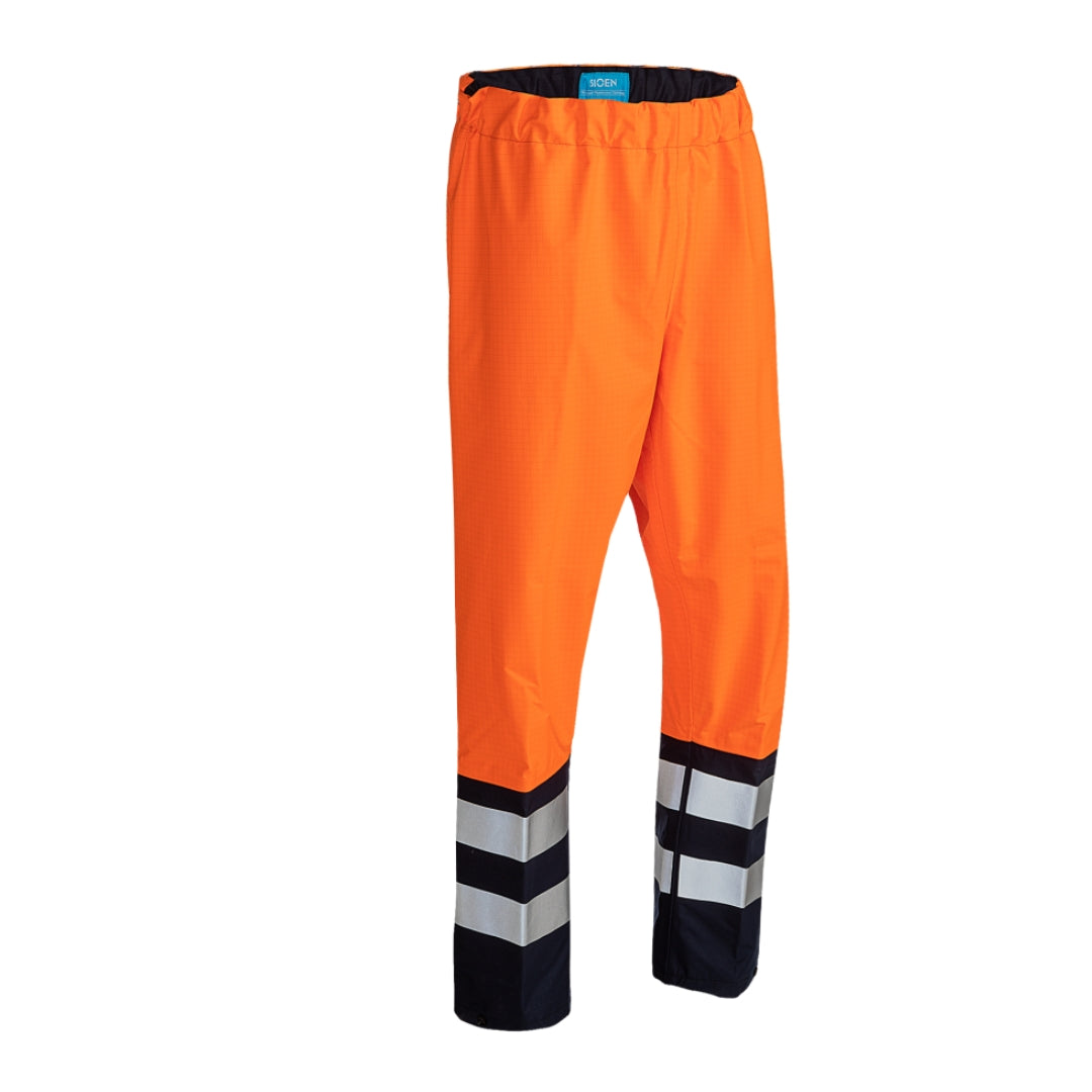 Hovi Hi-vis rain trousers with ARC protection (Orange or Yellow) APTV 9.1 cal/cm²