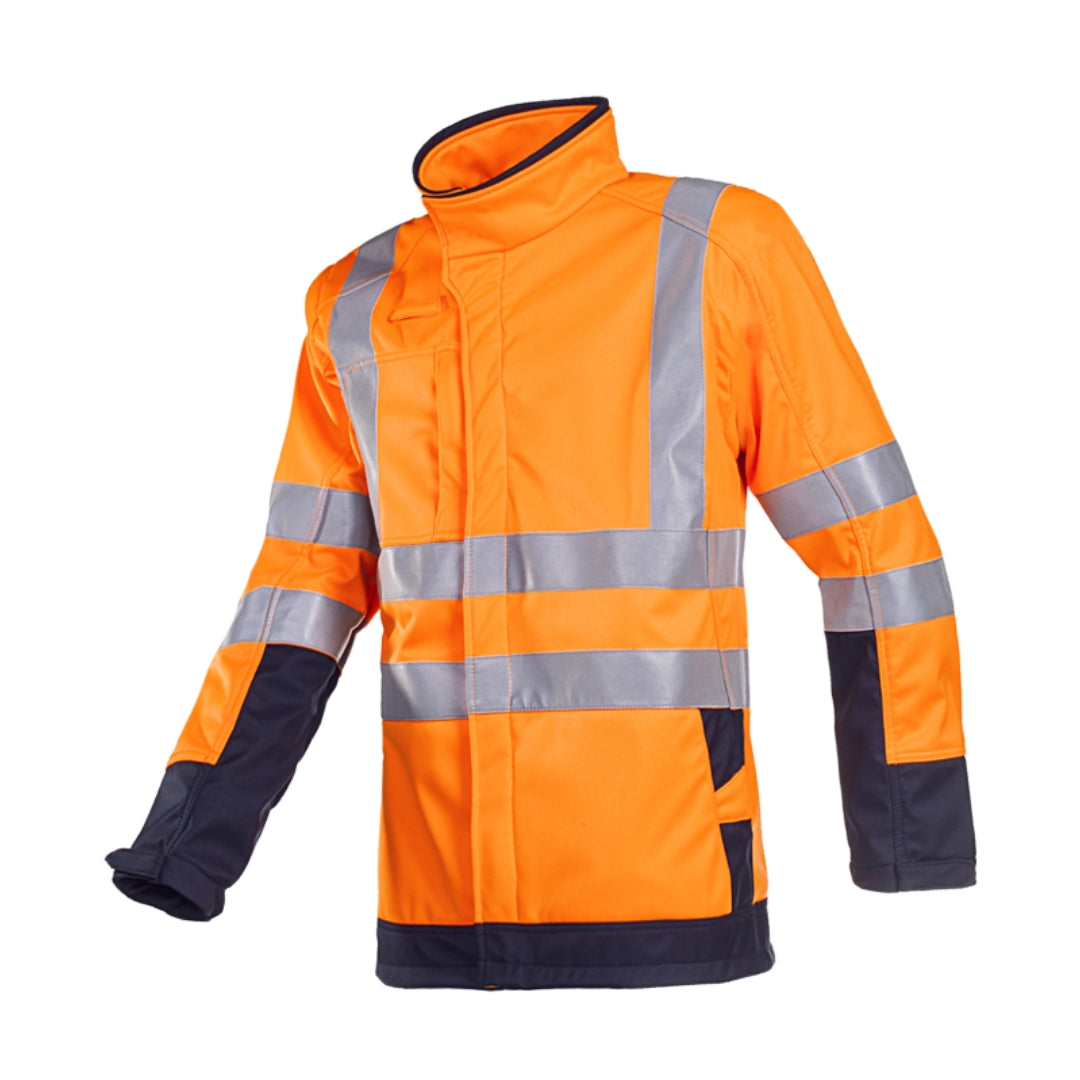 Playford Hi-vis softshell with ARC protection (Orange or Yellow) APTV 24.3 cal/cm²