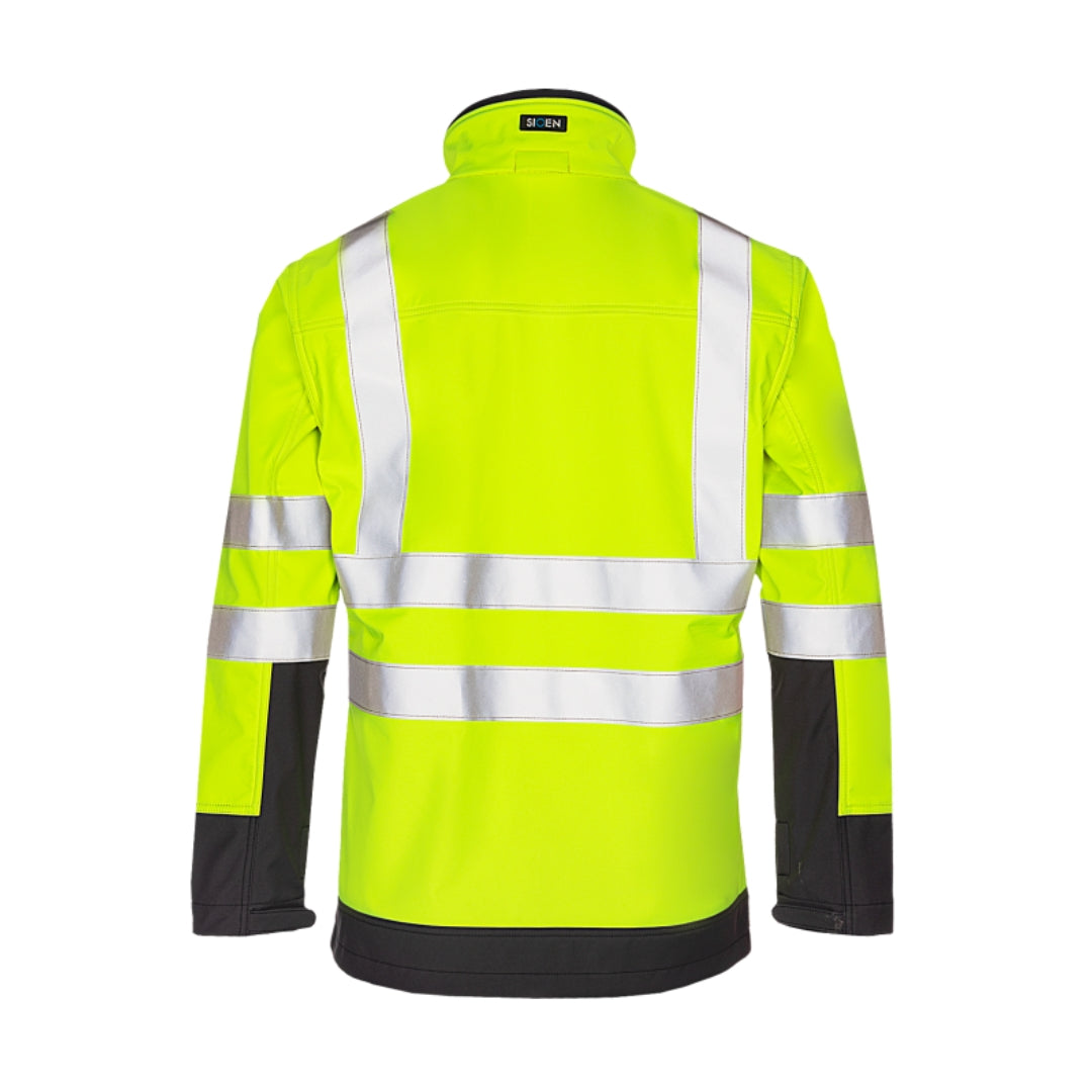 Playford Hi-vis softshell with ARC protection (Orange or Yellow) APTV 24.3 cal/cm²