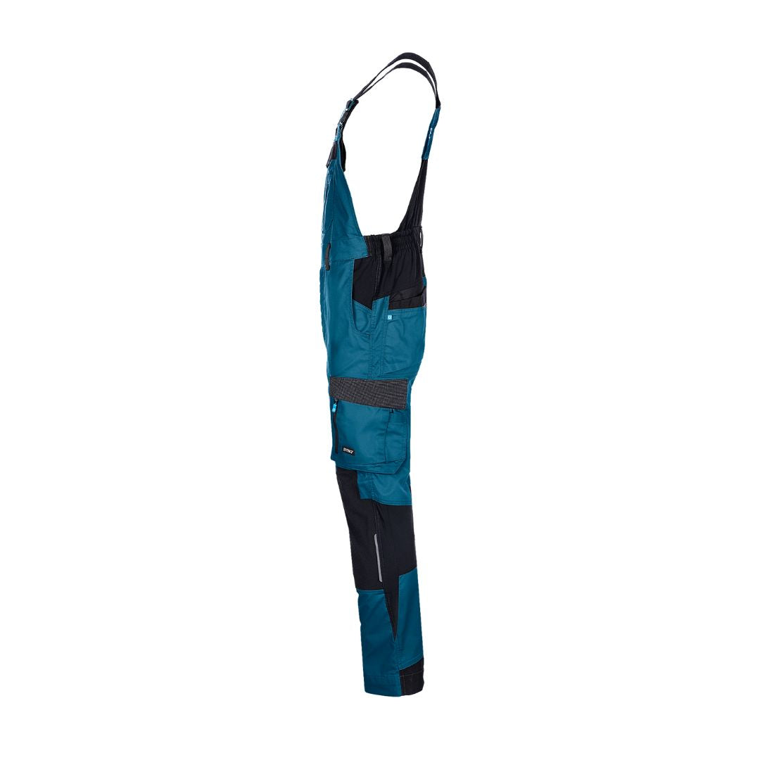 SYNQ® Qombi Bib & brace, stretch zones - Colours Navy blue/Anthracite grey or Petrol blue/Black