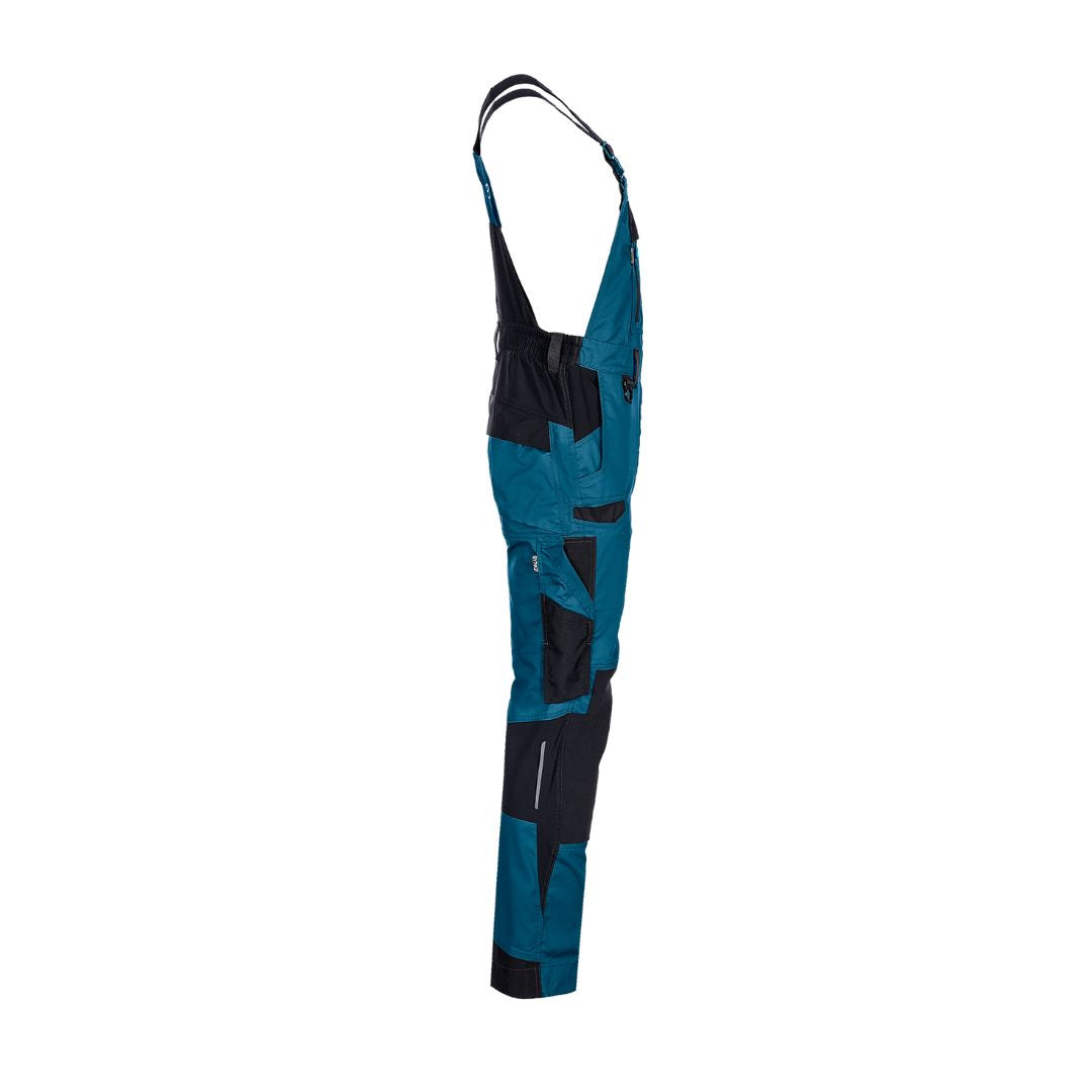 SYNQ® Qombi Bib & brace, stretch zones - Colours Navy blue/Anthracite grey or Petrol blue/Black