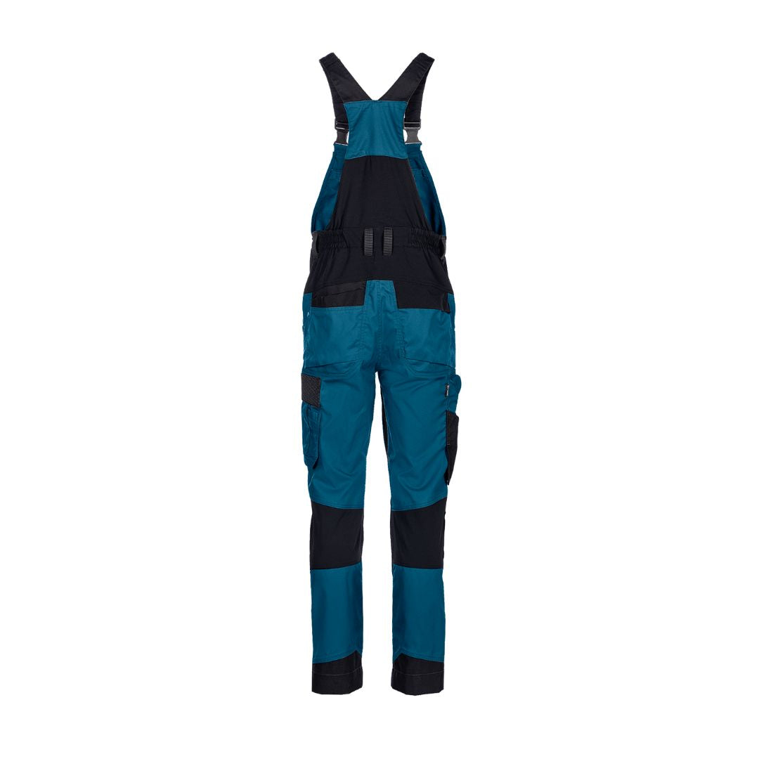 SYNQ® Qombi Bib & brace, stretch zones - Colours Navy blue/Anthracite grey or Petrol blue/Black