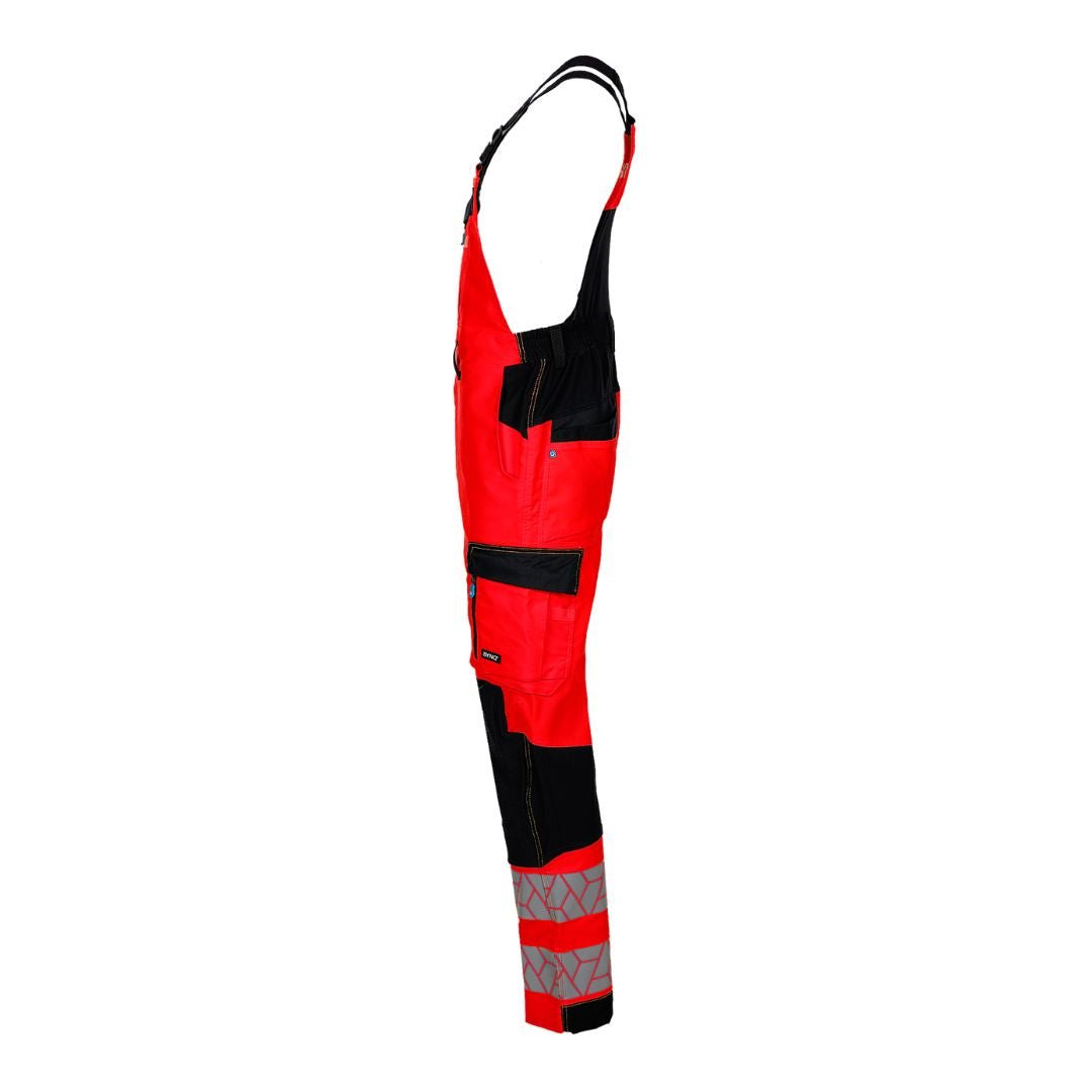 SYNQ® Breaqout Bib & brace, stretch zones, high-vis class 2,orange/navy or red/black
