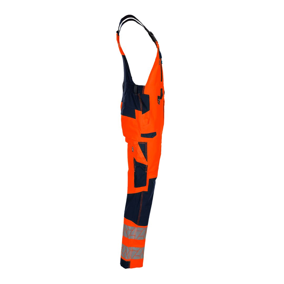SYNQ® Breaqout Bib & brace, stretch zones, high-vis class 2,orange/navy or red/black