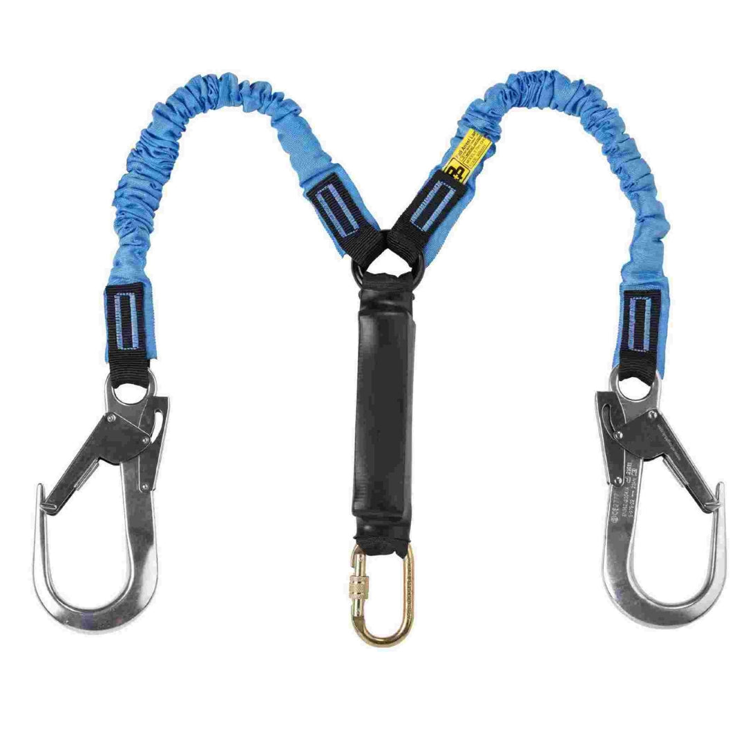 Chunkie 1.75M Stretch Two Tails c/w 16kn gate opening snap hooks