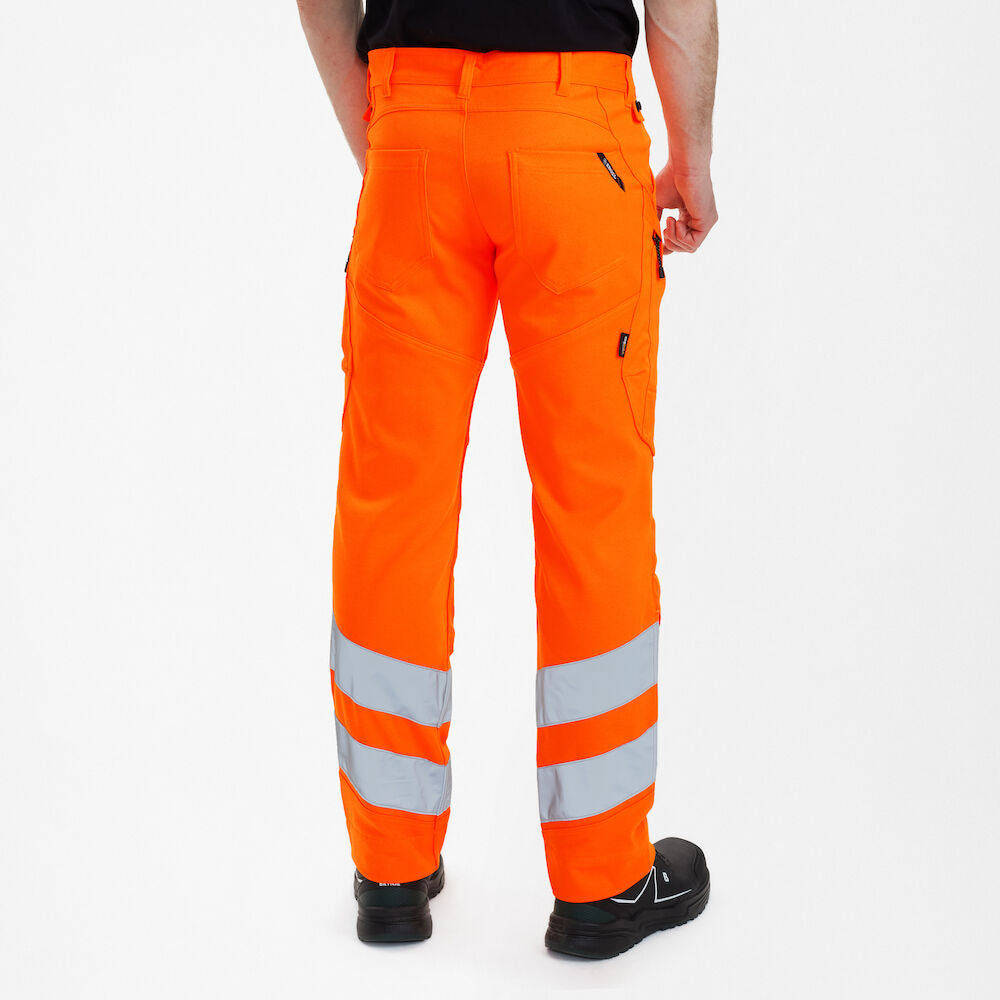 ENGEL Hi Visibility Orange 2 Tone Safety trousers