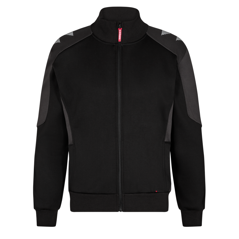 Galaxy sweat cardigan with collar