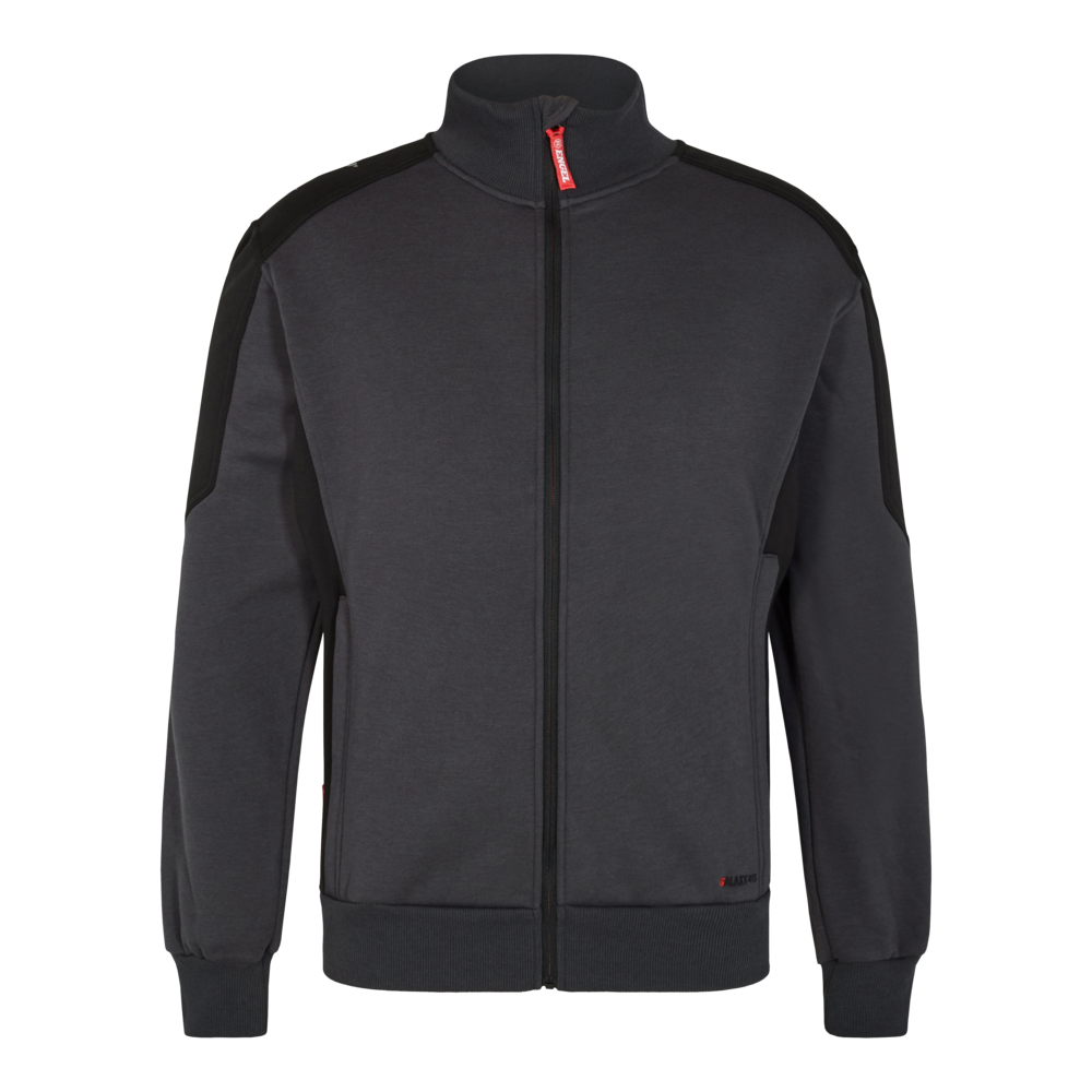 Galaxy sweat cardigan with collar