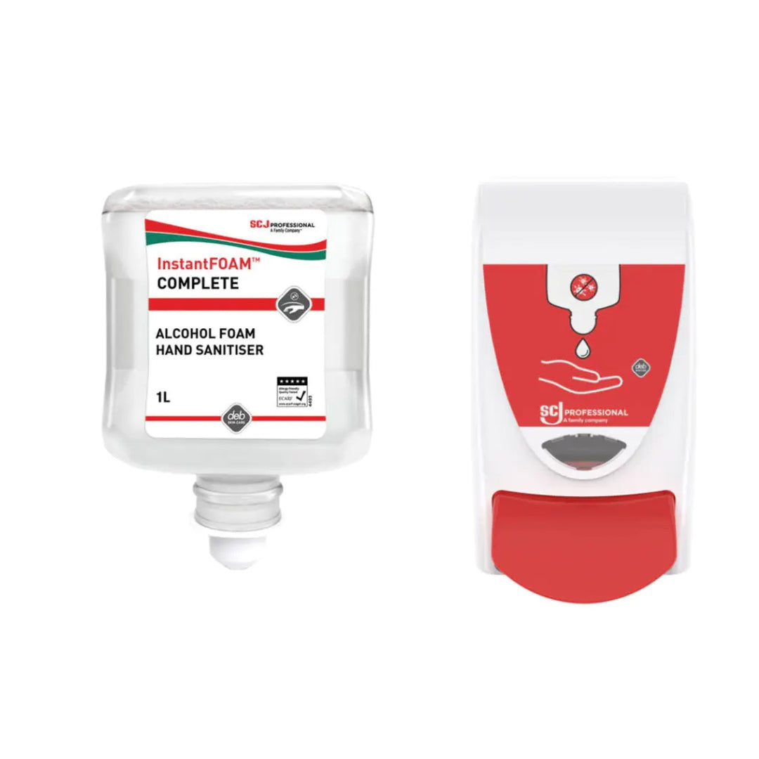 INSTANTFOAM® COMPLETE 1L Hand soap x 6off & Dispenser