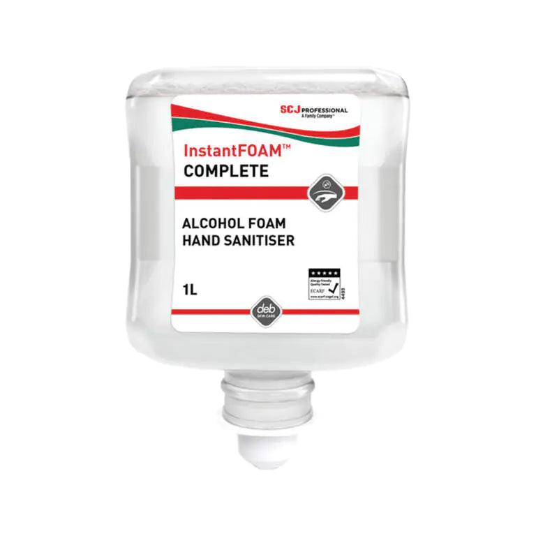 INSTANTFOAM® COMPLETE 1L Hand soap x 6off & Dispenser