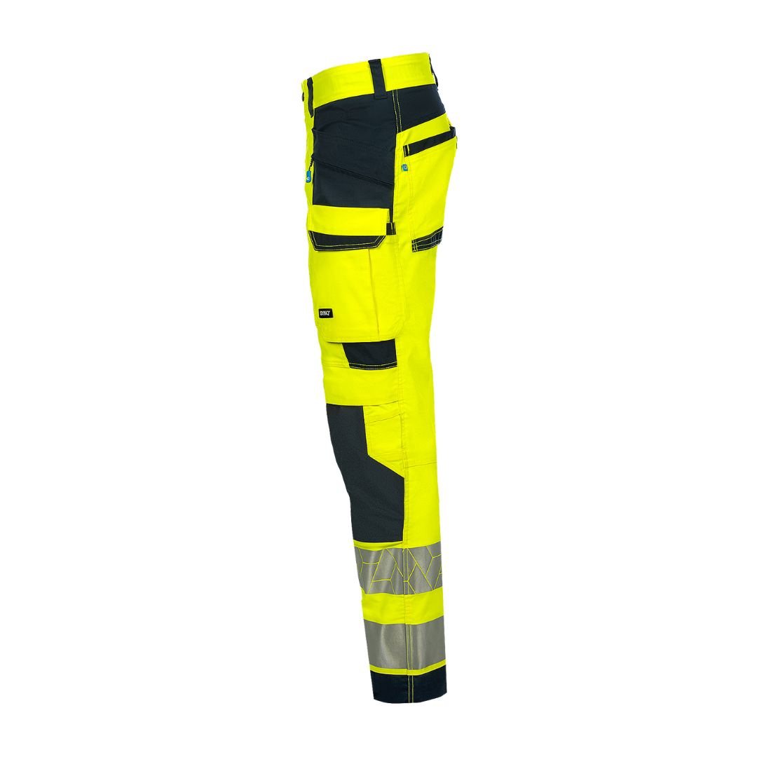 SYNQ® Catchup - Knee pocket trousers c/w hanging pockets , high-vis class 2 options: yellow/black or navy
