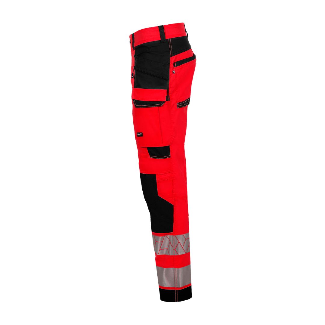 SYNQ® Catchup - Knee pocket trousers c/w hanging pockets , high-vis class 2 options: red or yellow