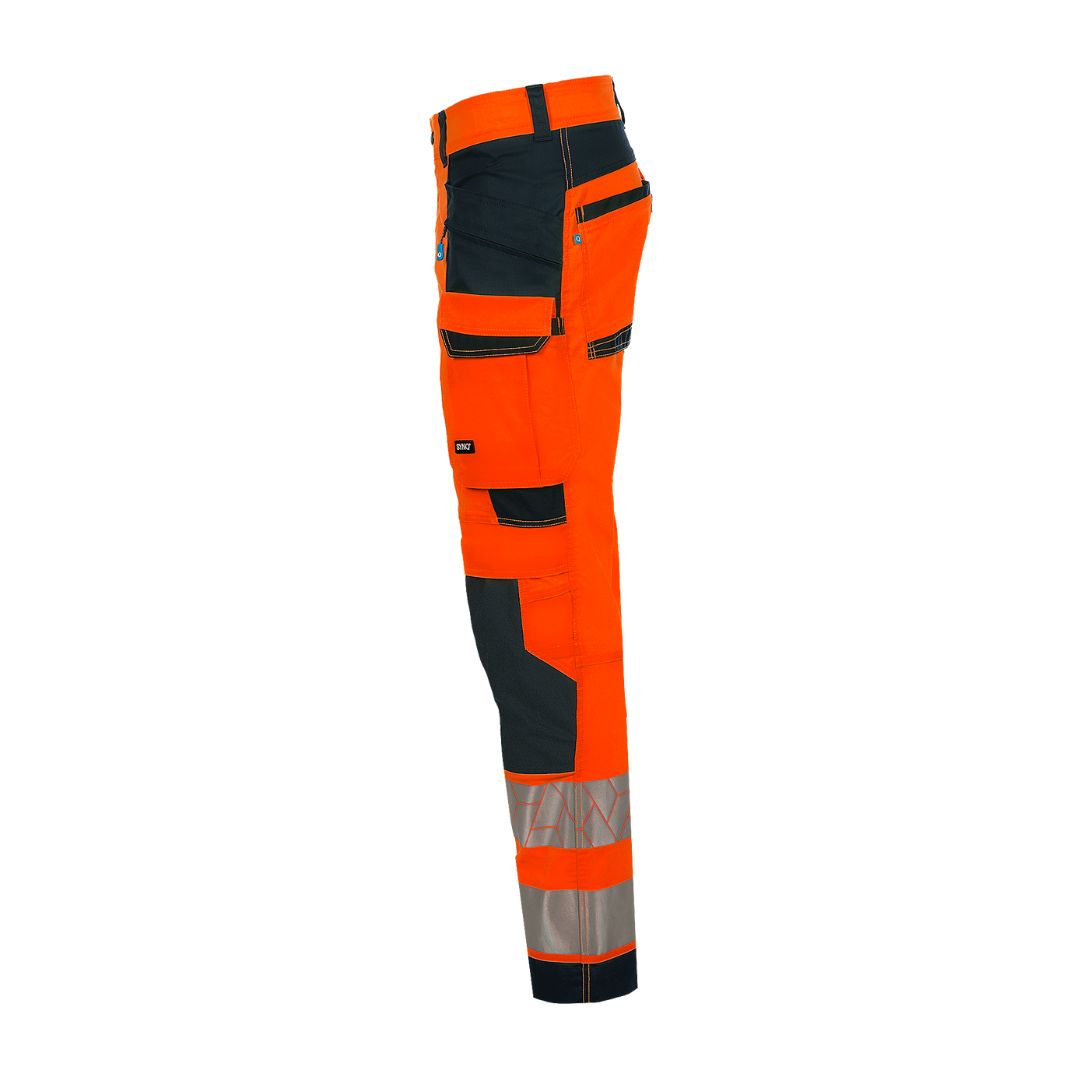 SYNQ® Catchup - Knee pocket trousers c/w hanging pockets , high-vis class 2 options: red or yellow