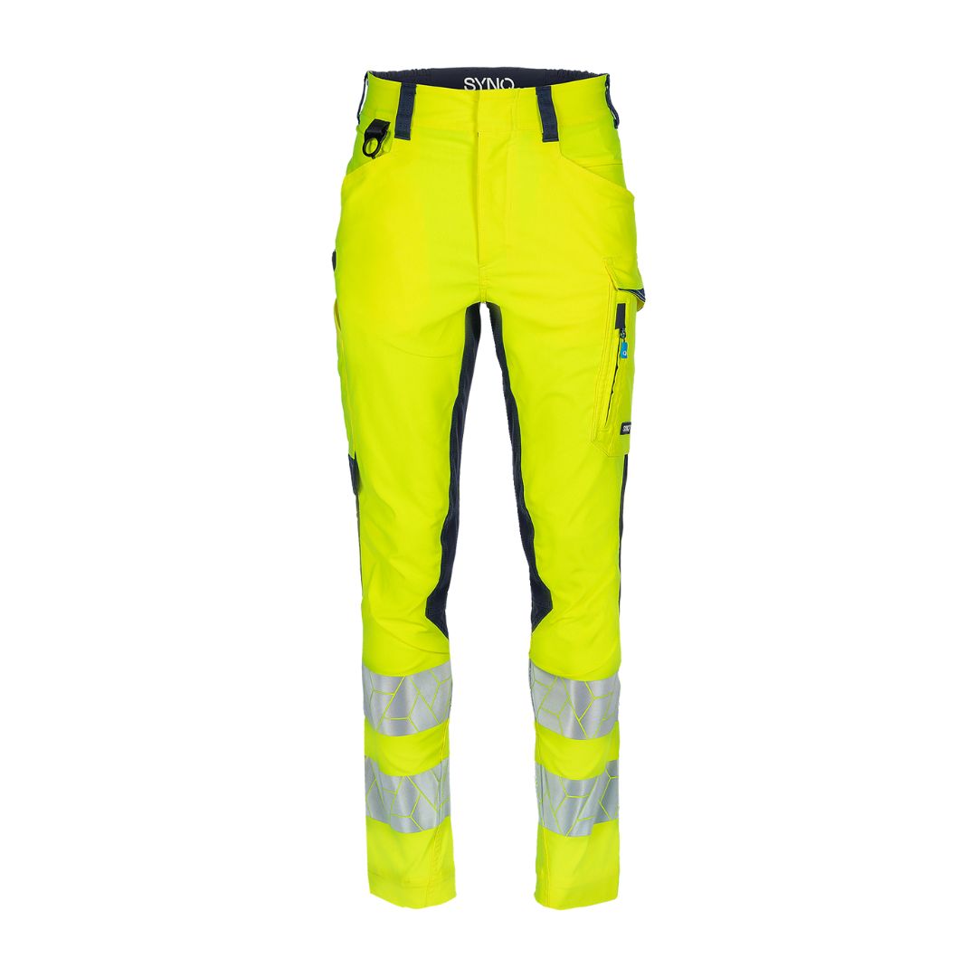 SYNQ® Beaqon - Service trousers, stretch zones, high-vis class 2, yellow/navy or black