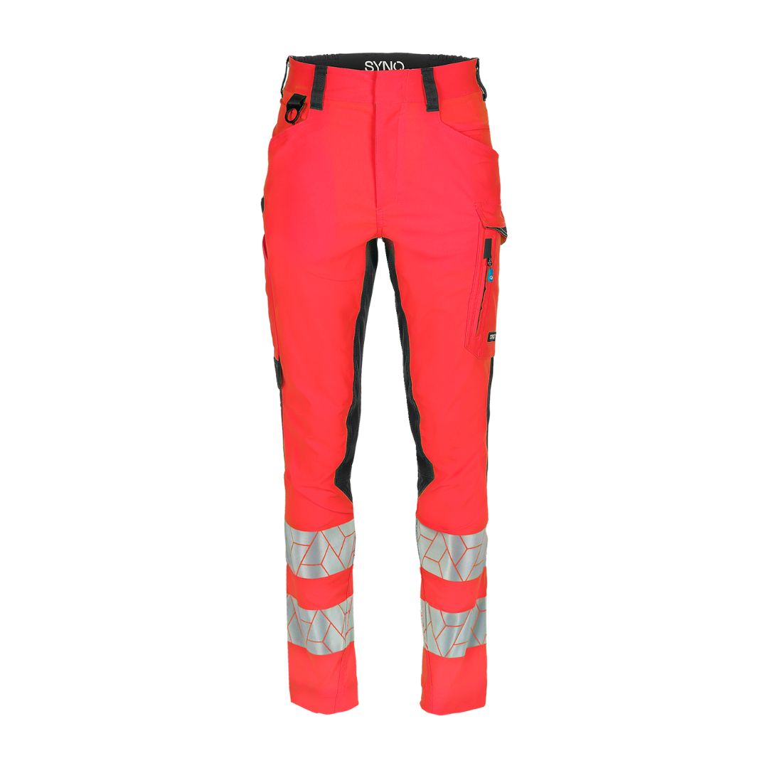 SYNQ® Beaqon - Service trousers, stretch zones, high-vis class orange/red option