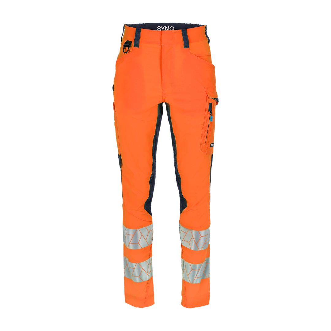 SYNQ® Beaqon - Service trousers, stretch zones, high-vis class orange/red option