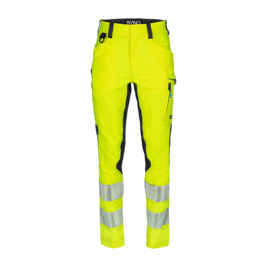 SYNQ® Beaqon - Service trousers, stretch zones, high-vis class 2, yellow/navy or black