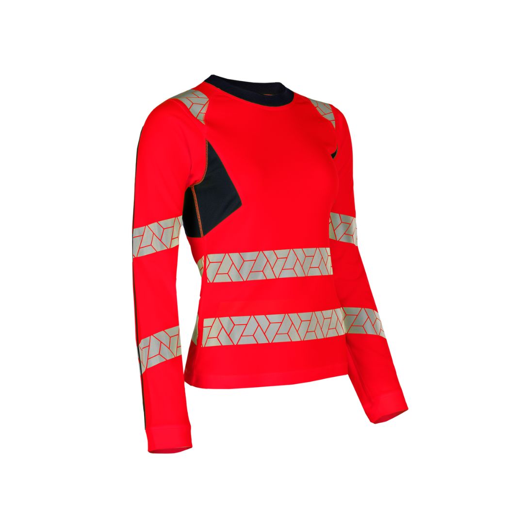 SYNQ® Littup Women's high-vis T-shirt, long sleeves