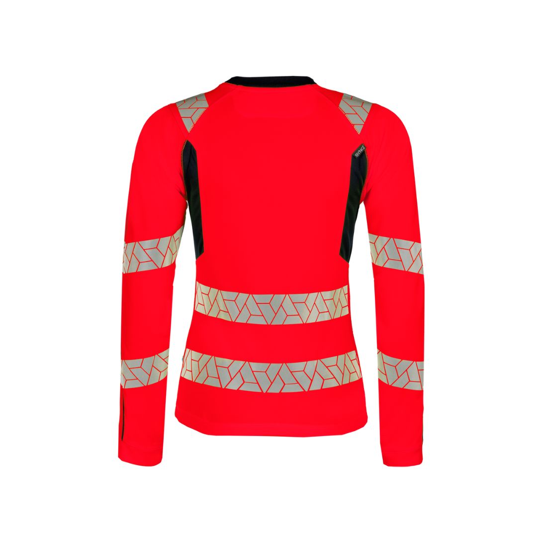 SYNQ® Littup Women's high-vis T-shirt, long sleeves