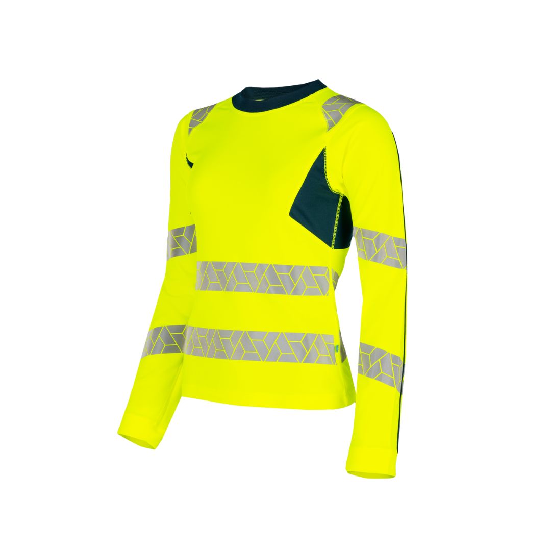 SYNQ® Littup Women's high-vis T-shirt, long sleeves