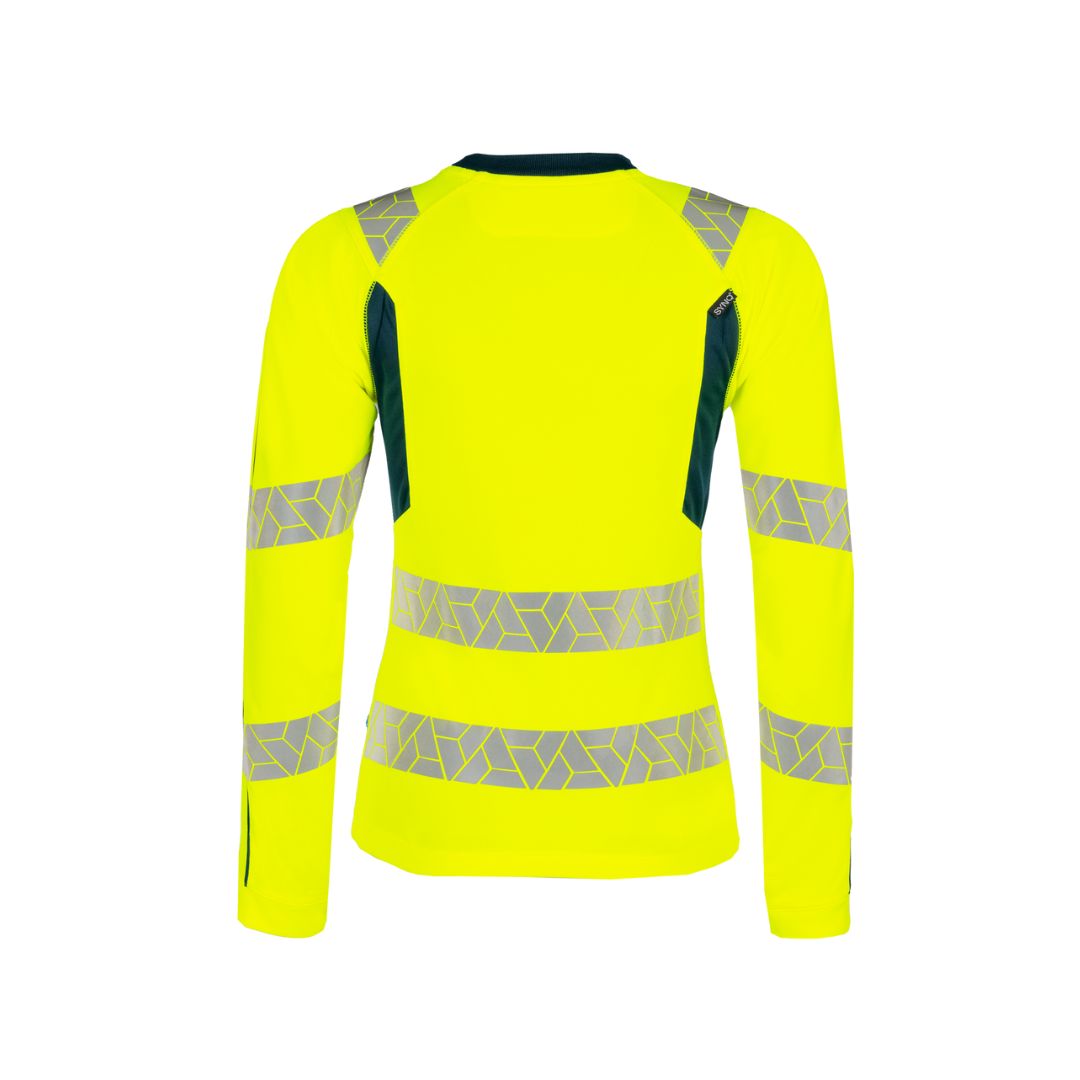 SYNQ® Littup Women's high-vis T-shirt, long sleeves