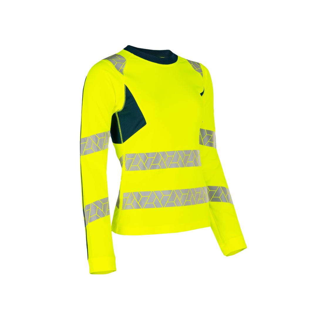 SYNQ® Littup Women's high-vis T-shirt, long sleeves