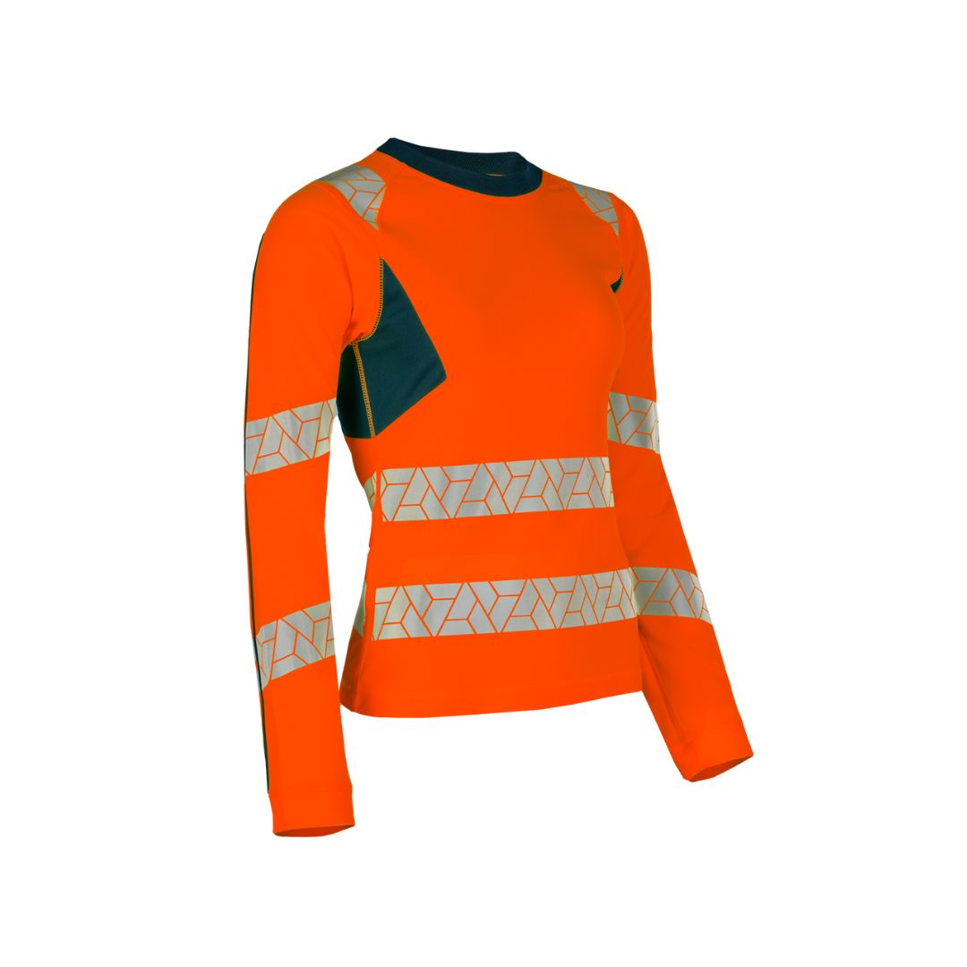 SYNQ® Littup Women's high-vis T-shirt, long sleeves