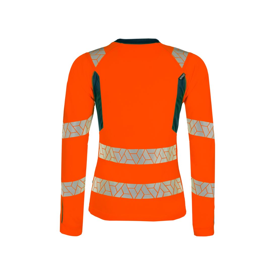 SYNQ® Littup Women's high-vis T-shirt, long sleeves
