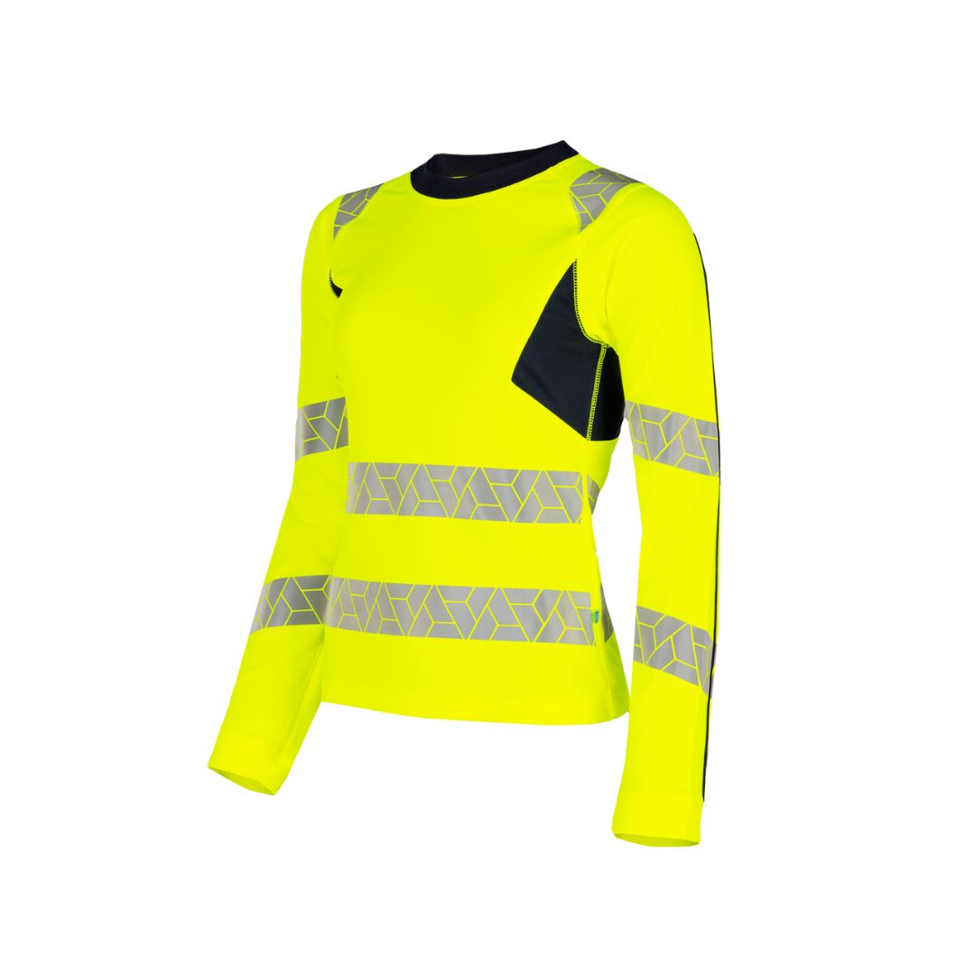 SYNQ® Littup Women's high-vis T-shirt, long sleeves