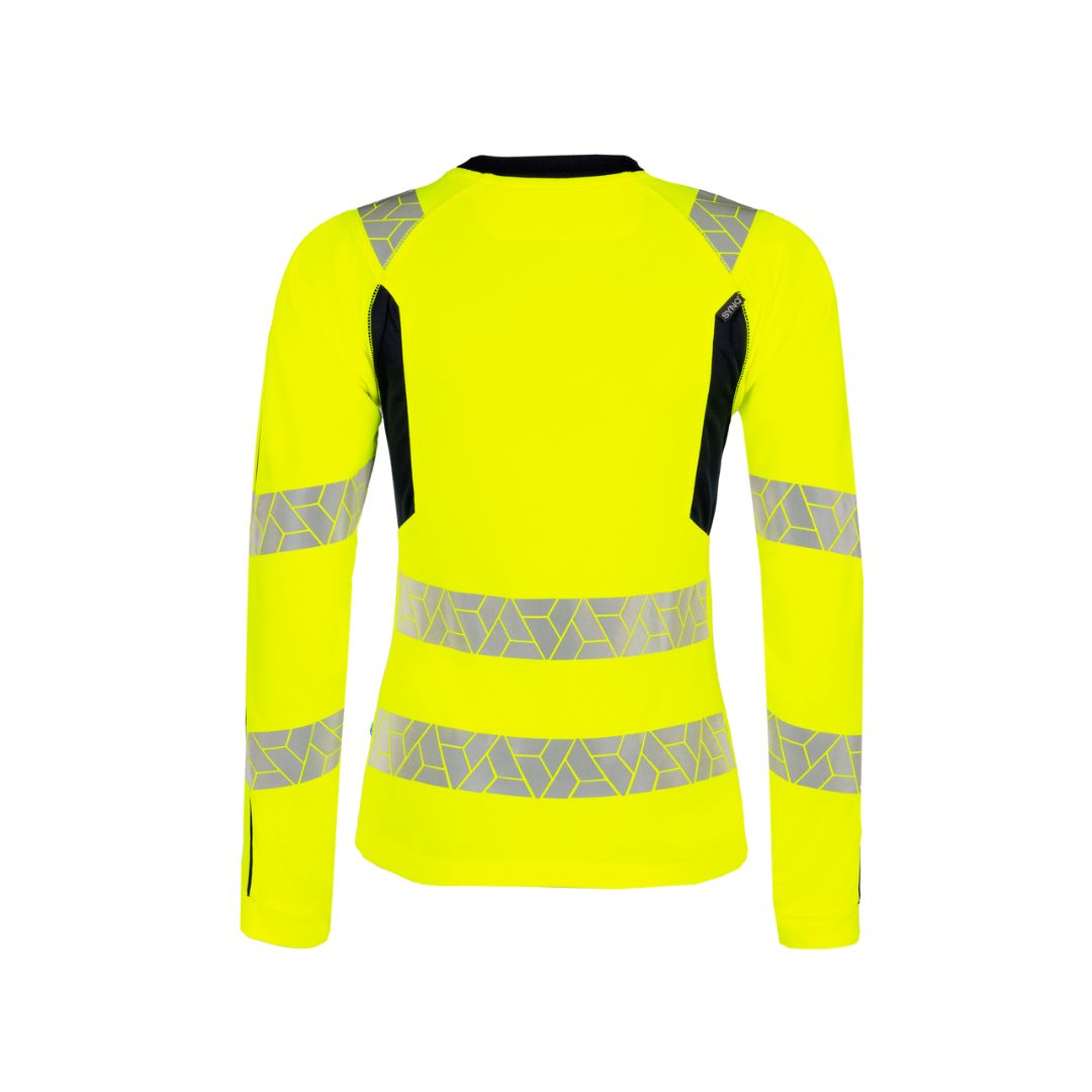 SYNQ® Littup Women's high-vis T-shirt, long sleeves