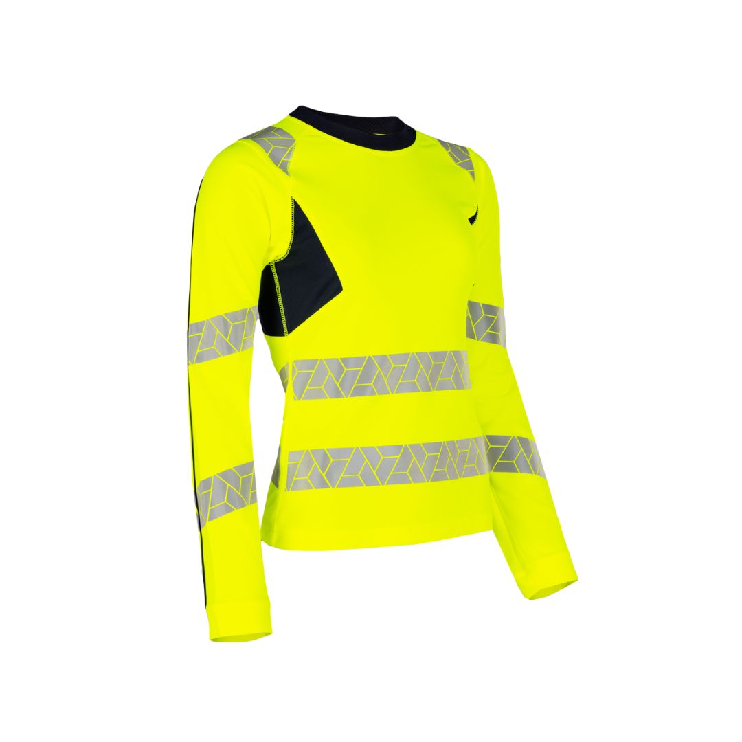 SYNQ® Littup Women's high-vis T-shirt, long sleeves