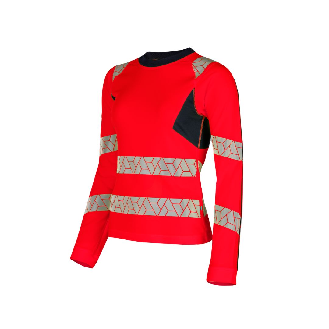 SYNQ® Littup Women's high-vis T-shirt, long sleeves