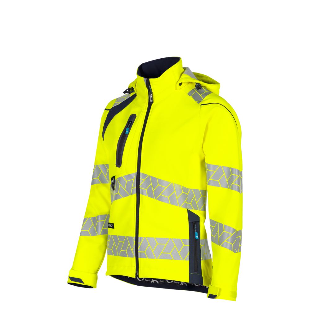 SYNQ® Deteqtor Women's high-vis softshell jacket, stretch