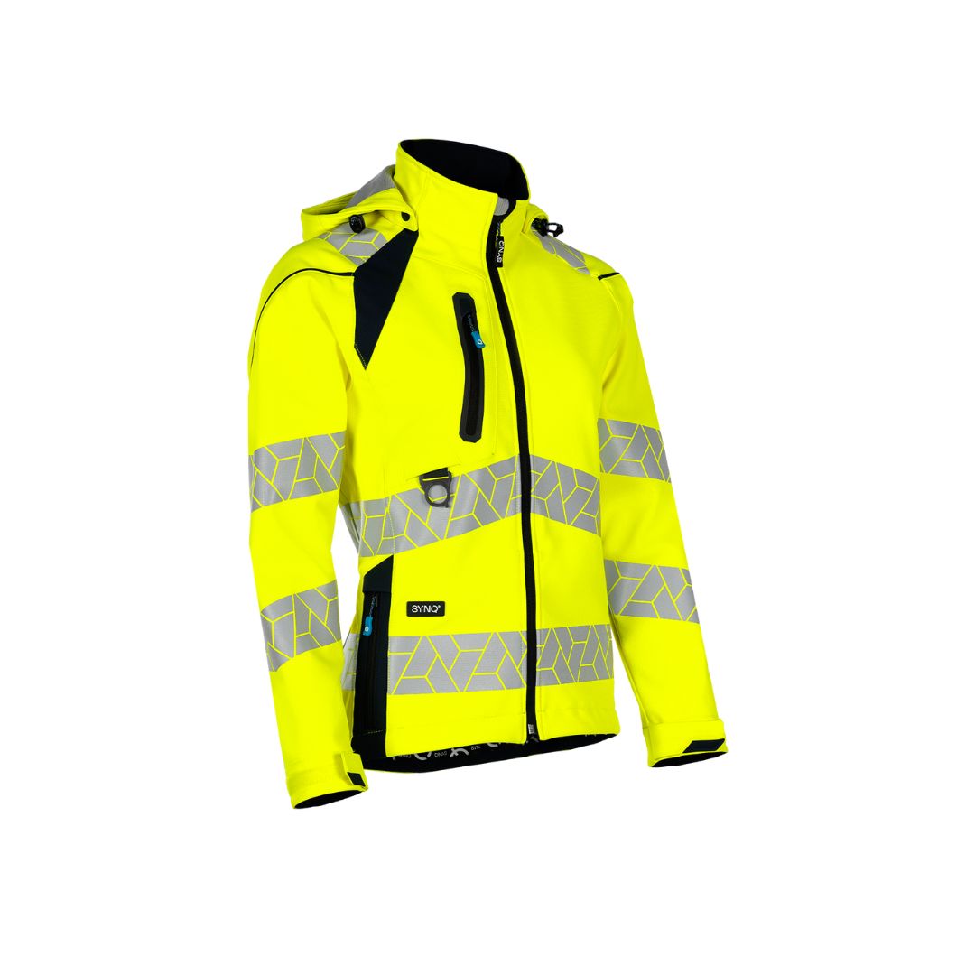 SYNQ® Deteqtor Women's high-vis softshell jacket, stretch
