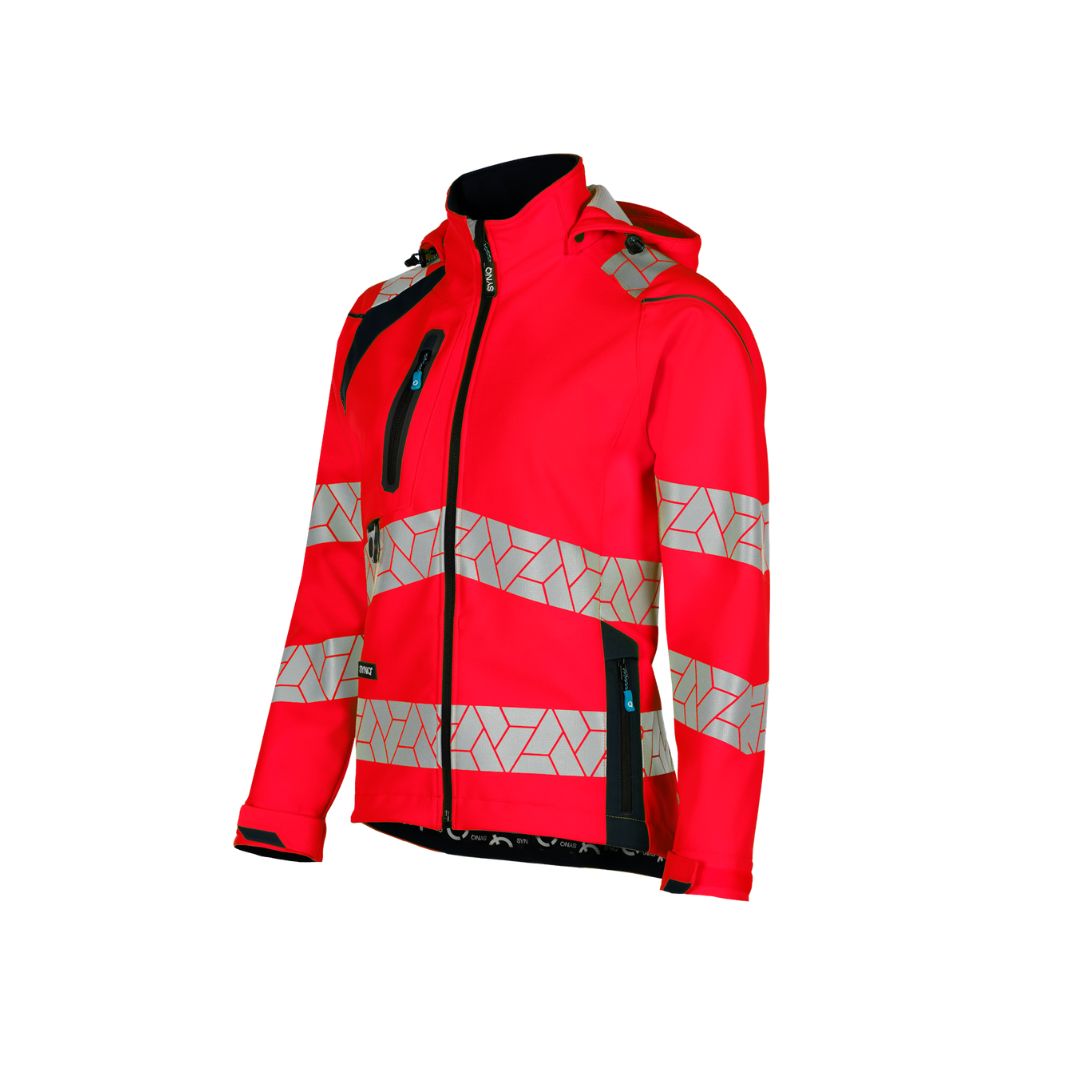 SYNQ® Deteqtor Women's high-vis softshell jacket, stretch