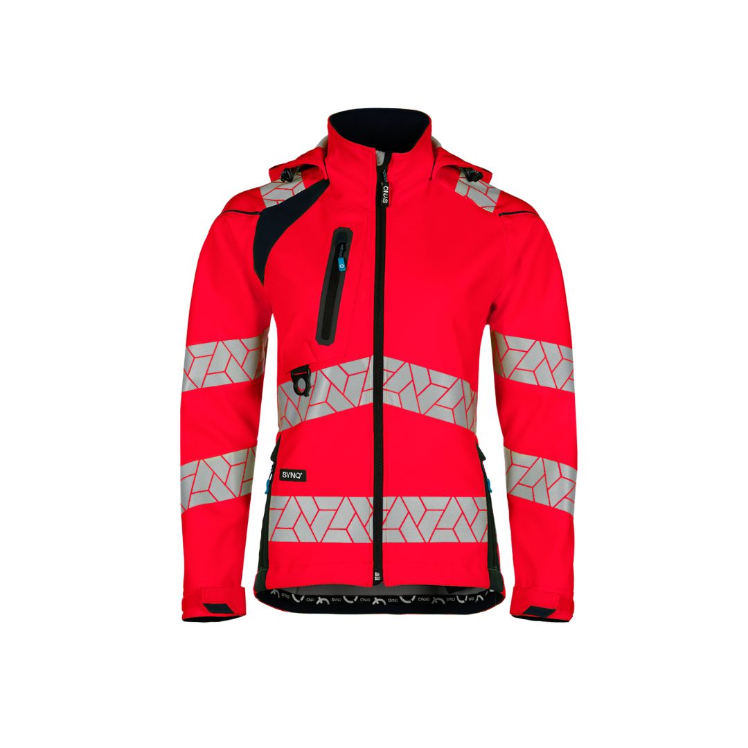 SYNQ® Deteqtor Women's high-vis softshell jacket, stretch