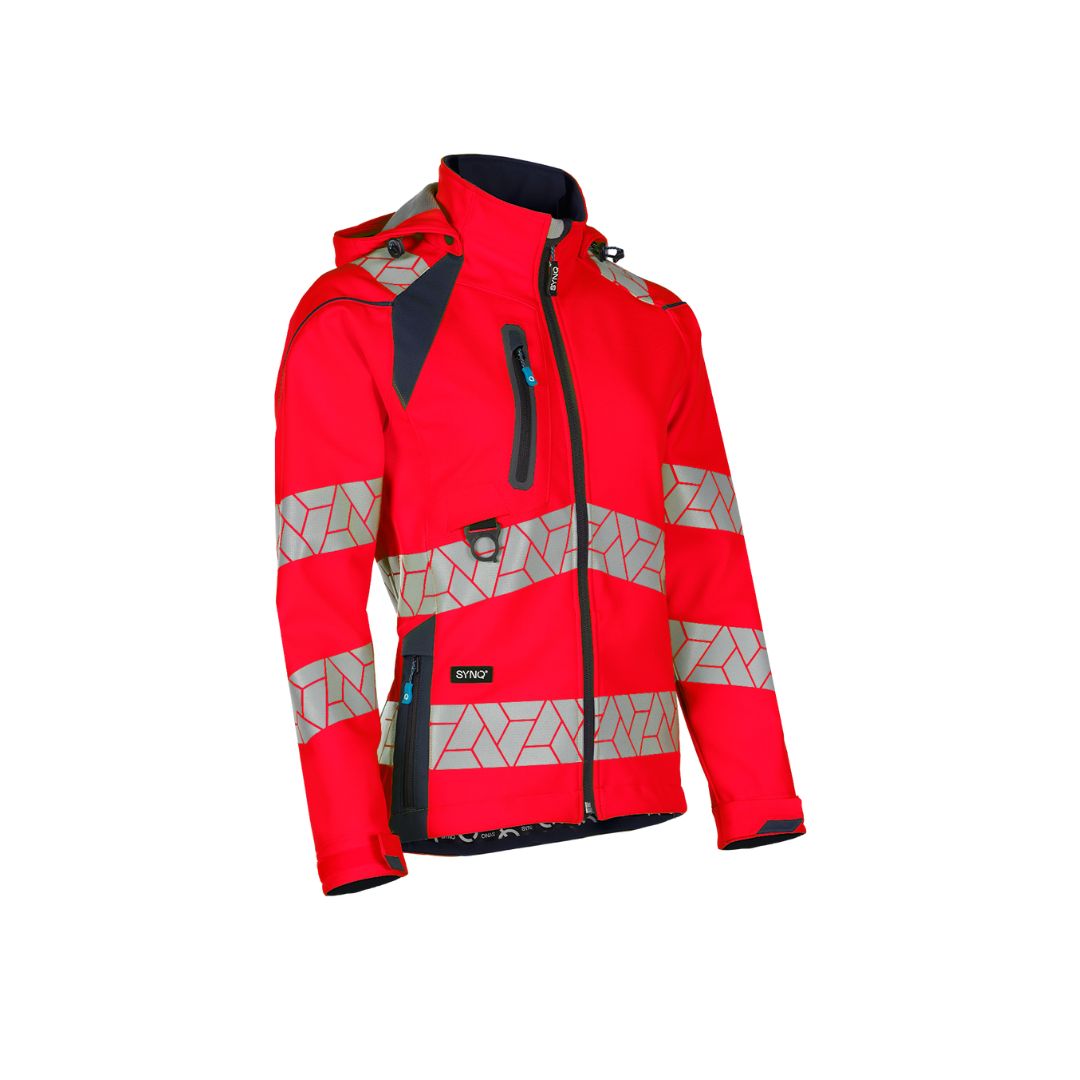 SYNQ® Deteqtor Women's high-vis softshell jacket, stretch