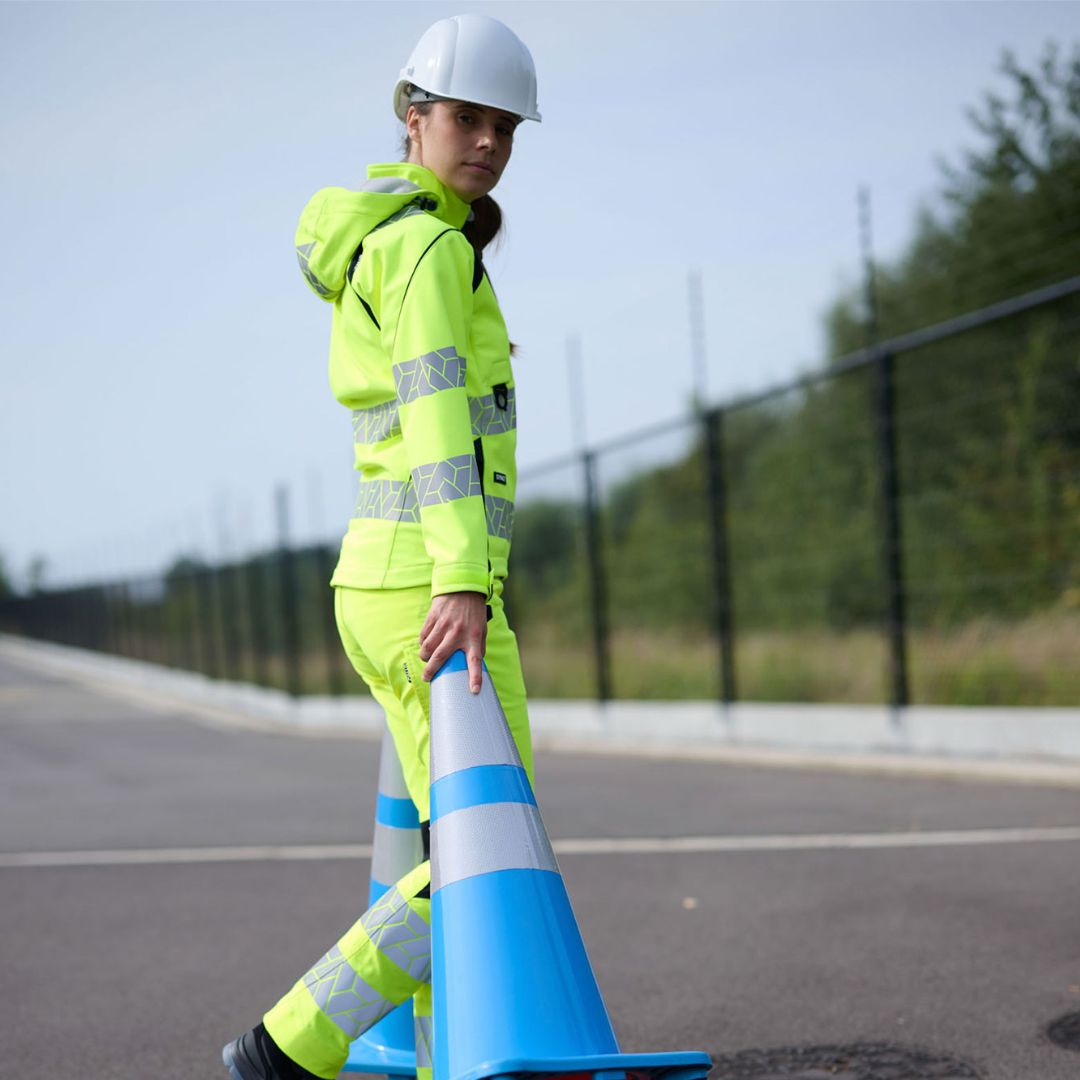 SYNQ® Deteqtor Women's high-vis softshell jacket, stretch