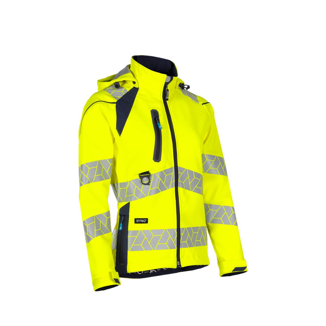 SYNQ® Deteqtor Women's high-vis softshell jacket, stretch