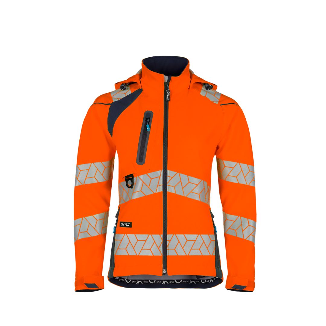 SYNQ® Deteqtor Women's high-vis softshell jacket, stretch
