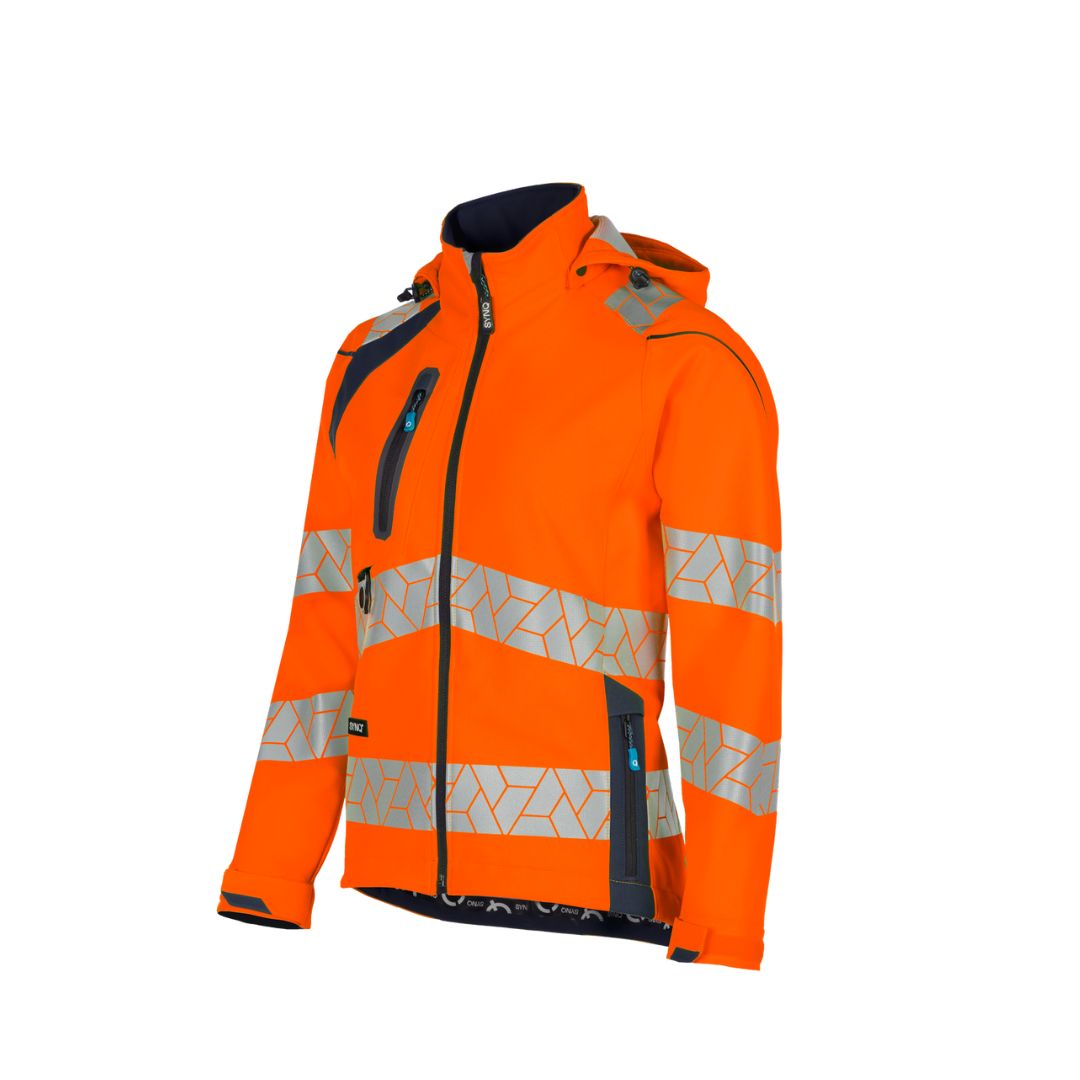 SYNQ® Deteqtor Women's high-vis softshell jacket, stretch