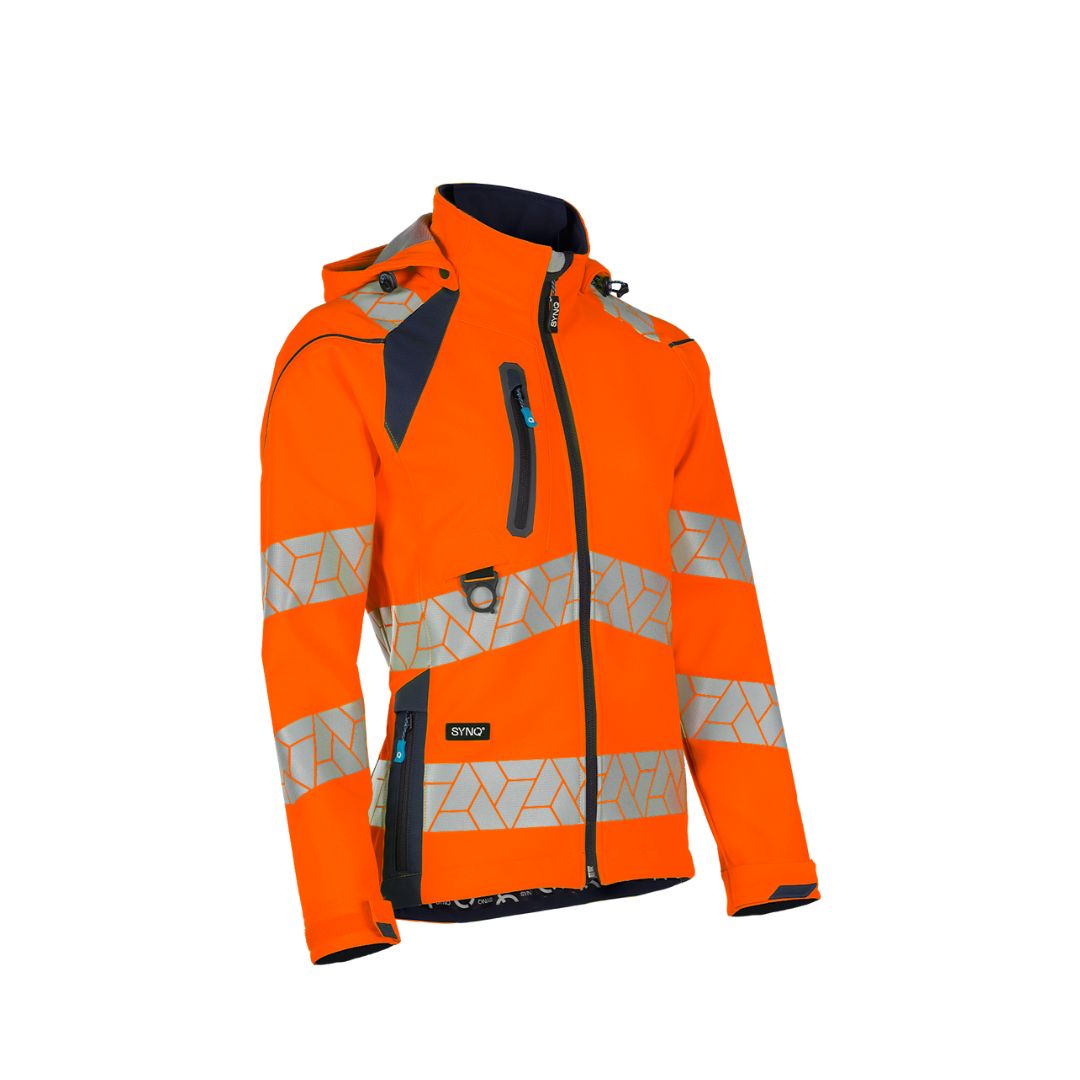 SYNQ® Deteqtor Women's high-vis softshell jacket, stretch