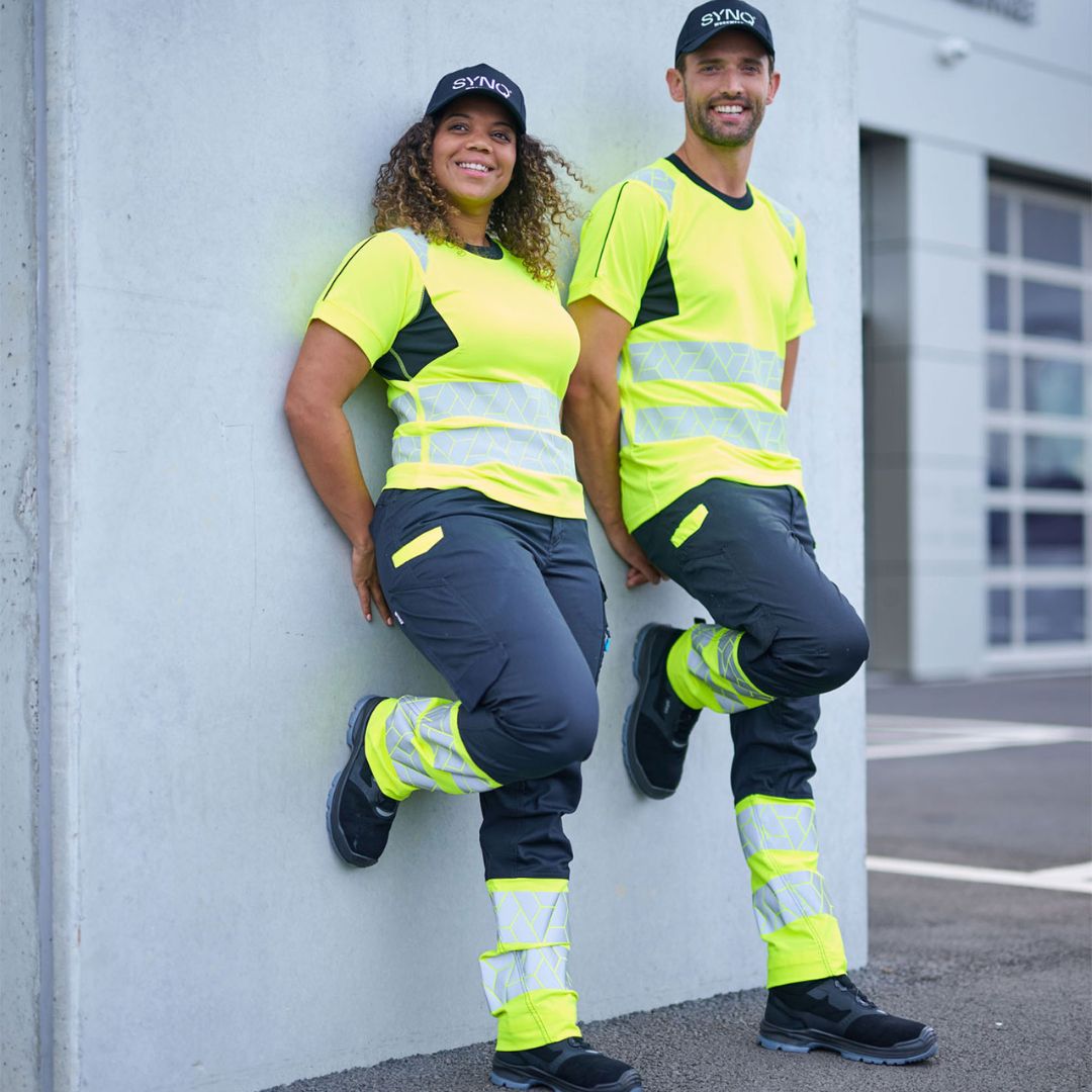 SYNQ® Qlear - Women's service trousers, stretch zones, high-vis class 1
