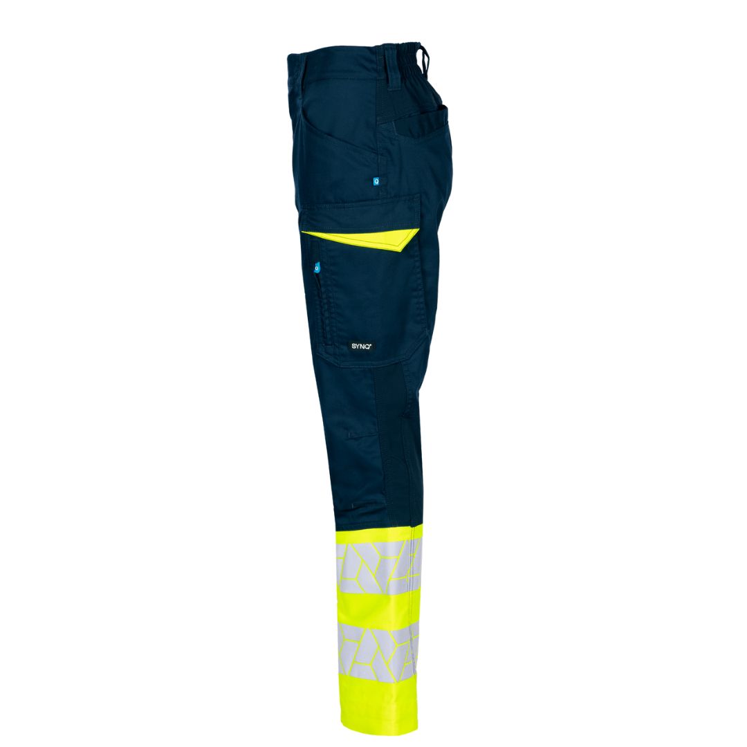 SYNQ® Qlear - Women's service trousers, stretch zones, high-vis class 1
